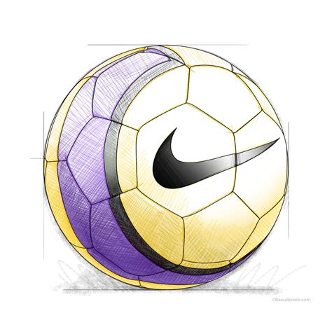 HOW TO DRAW NIKE SOCCER BALL 